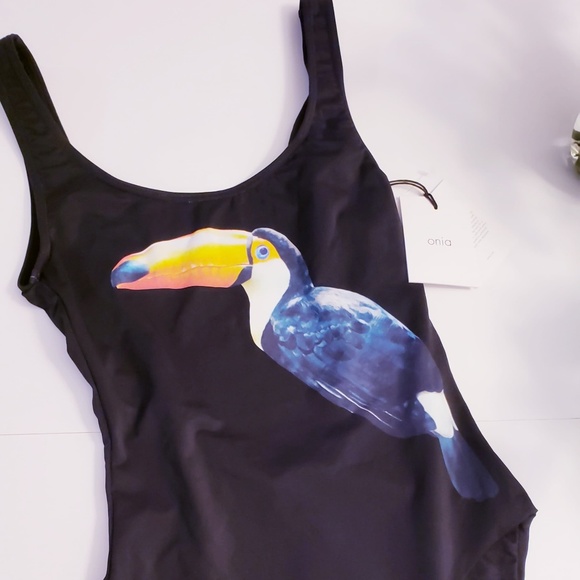 NEW Anthro ONIA | Toucan Placement High Cut Leg - Picture 3 of 8